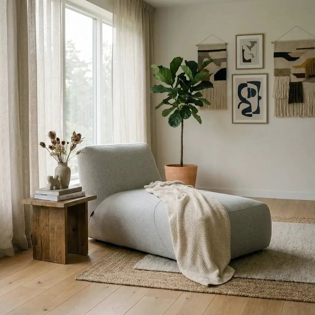 italiensk sittsäck dagbädd tube 100 grå design för inomhus och utomhus