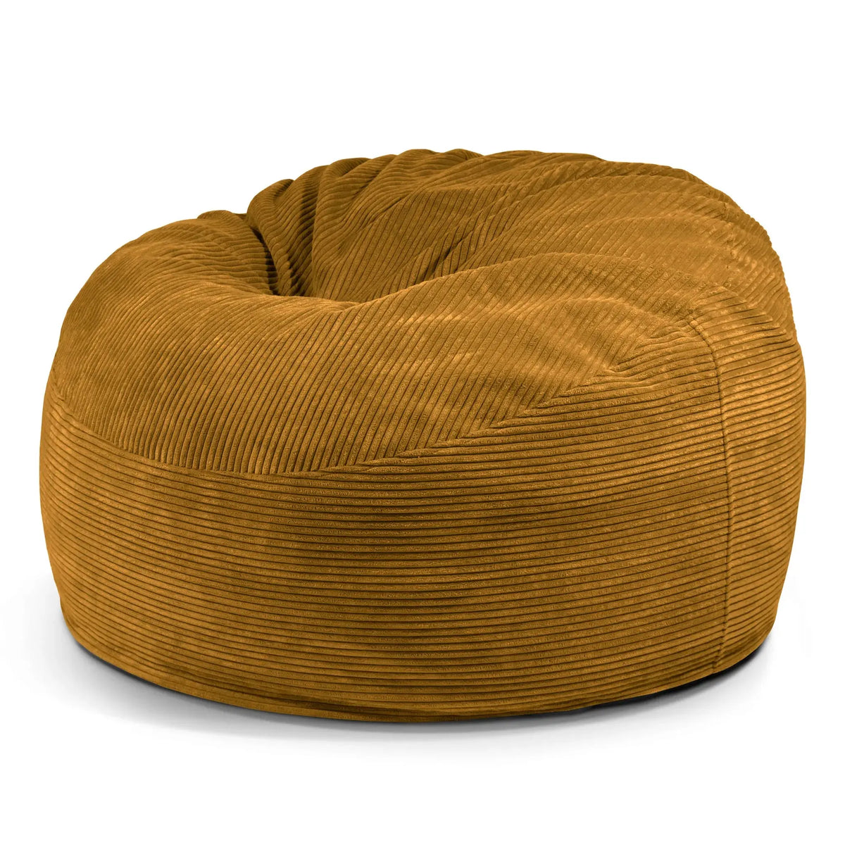 Sittsäck Om 110 Waves Mustard med mjukt och lyxigt tyg för maximal avkoppling.