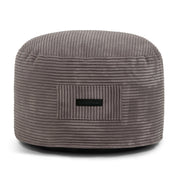 Foam Footstool On 60 Waves Dark Grey