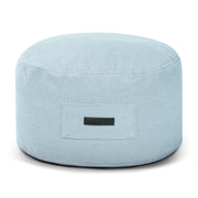 Foam Footstool On 60 Canaria Light Blue