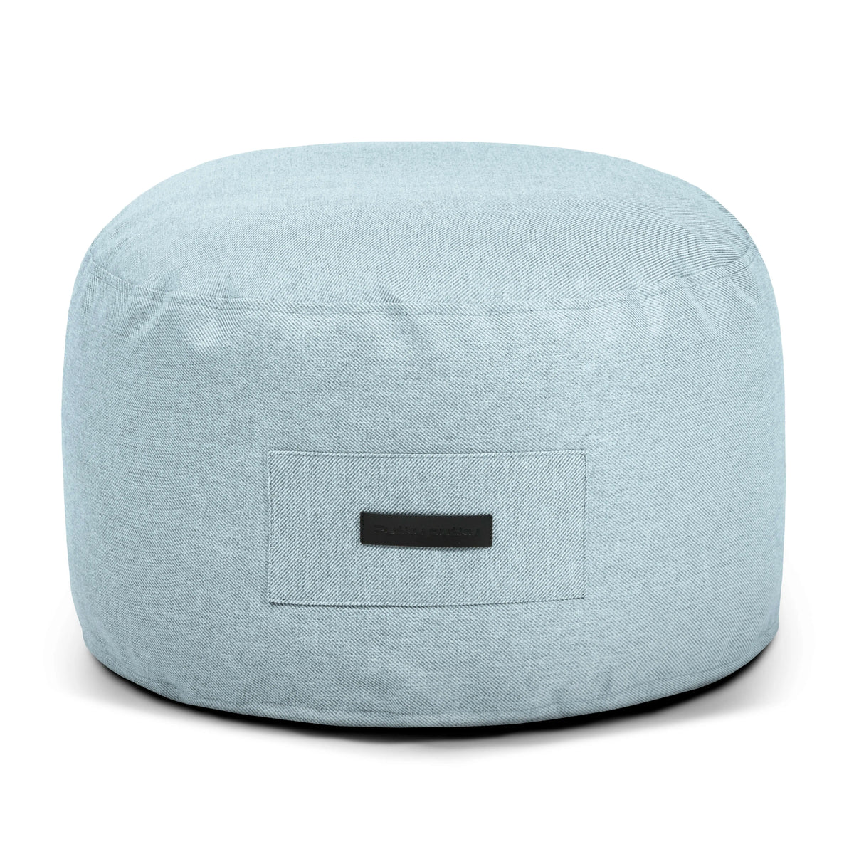 Foam Footstool On 60 Riviera Aquamarine