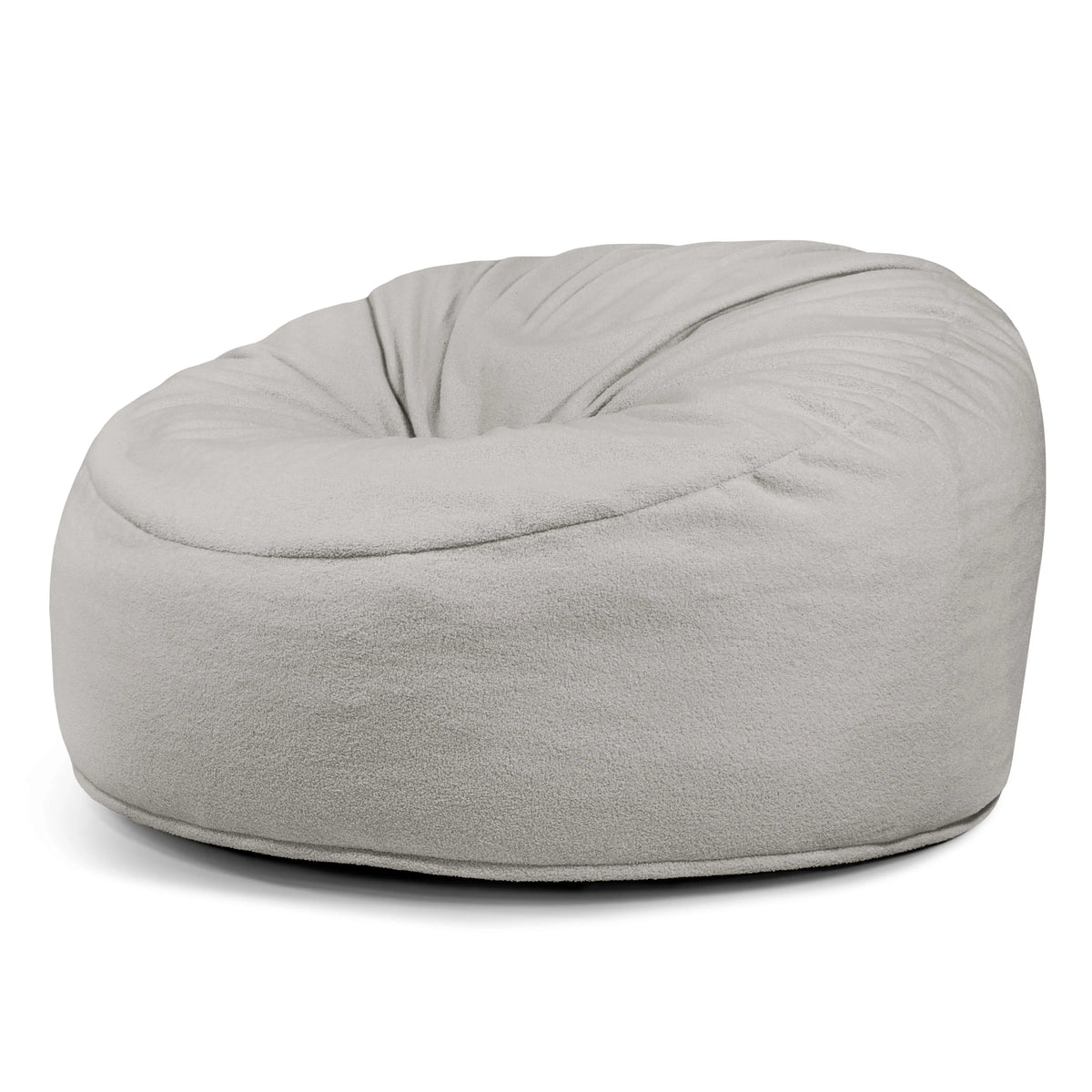 Foam Bean bag Om 135 Teddy White Grey