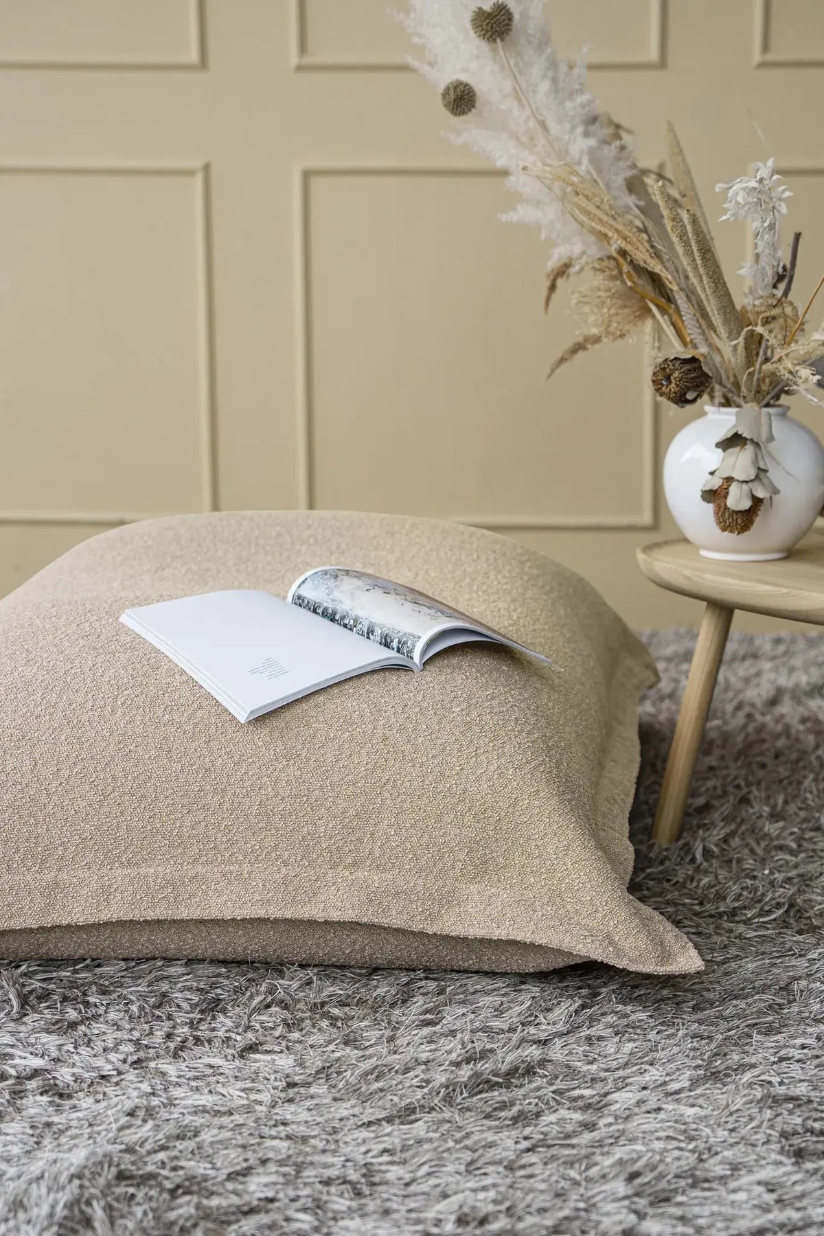 1Me Madu små barn sittsäck OEKO-TEX ® Cream-Bean bags-Slowdown