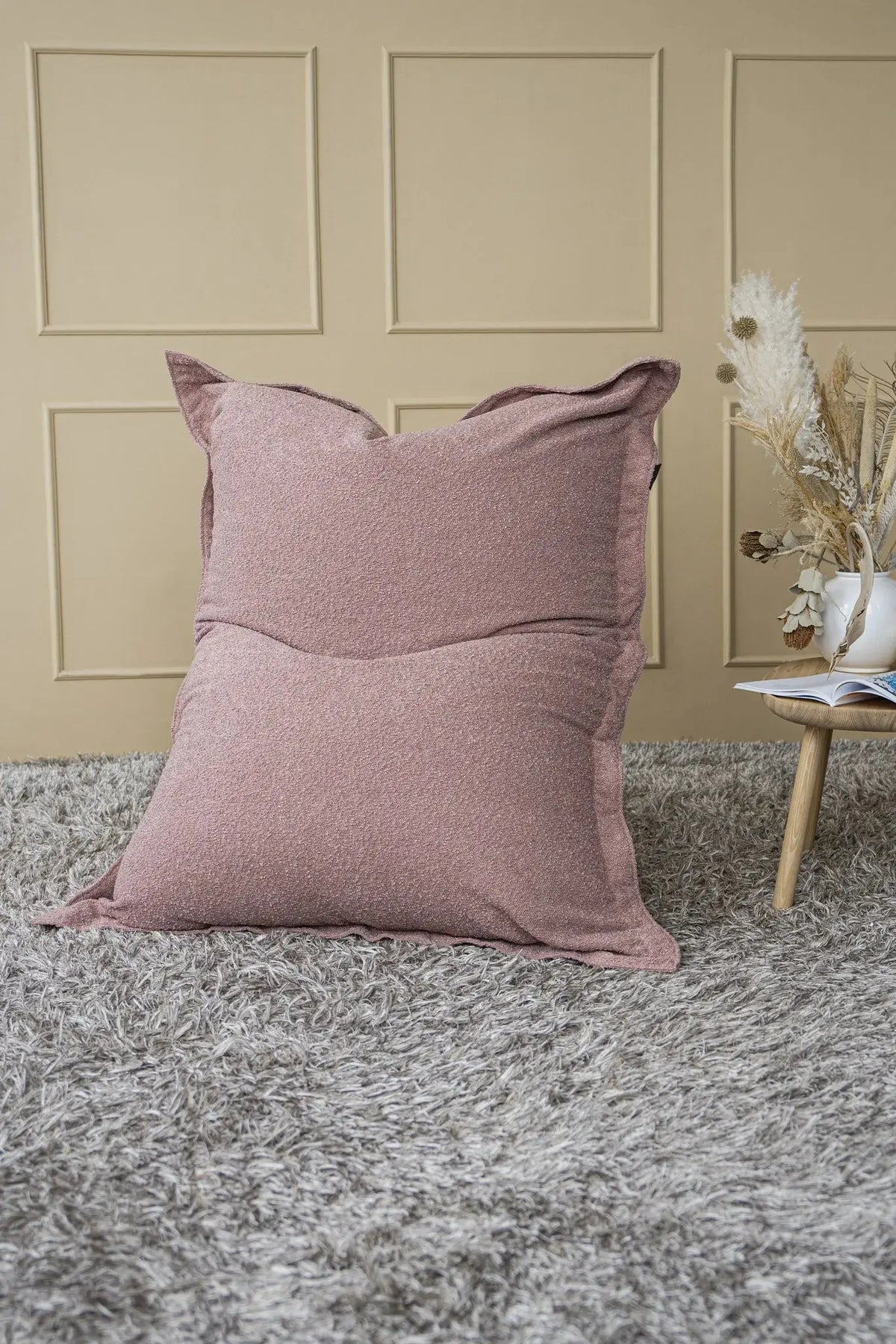 1Me Madu små barn sittsäck OEKO-TEX ® Dusty Rose-Bean bags-Slowdown