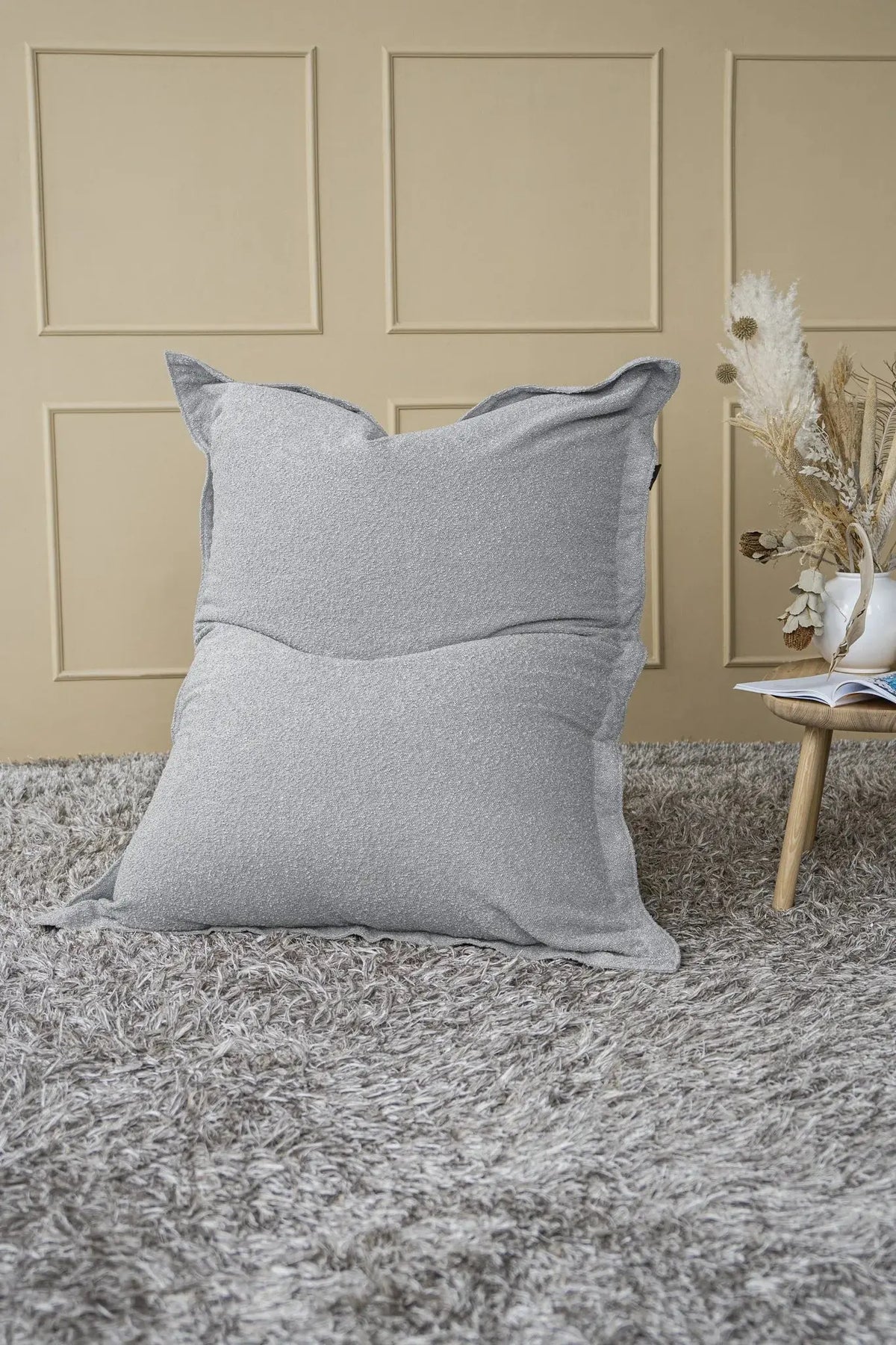 1Me Madu små barn sittsäck OEKO-TEX ® Light grey-Bean bags-Slowdown