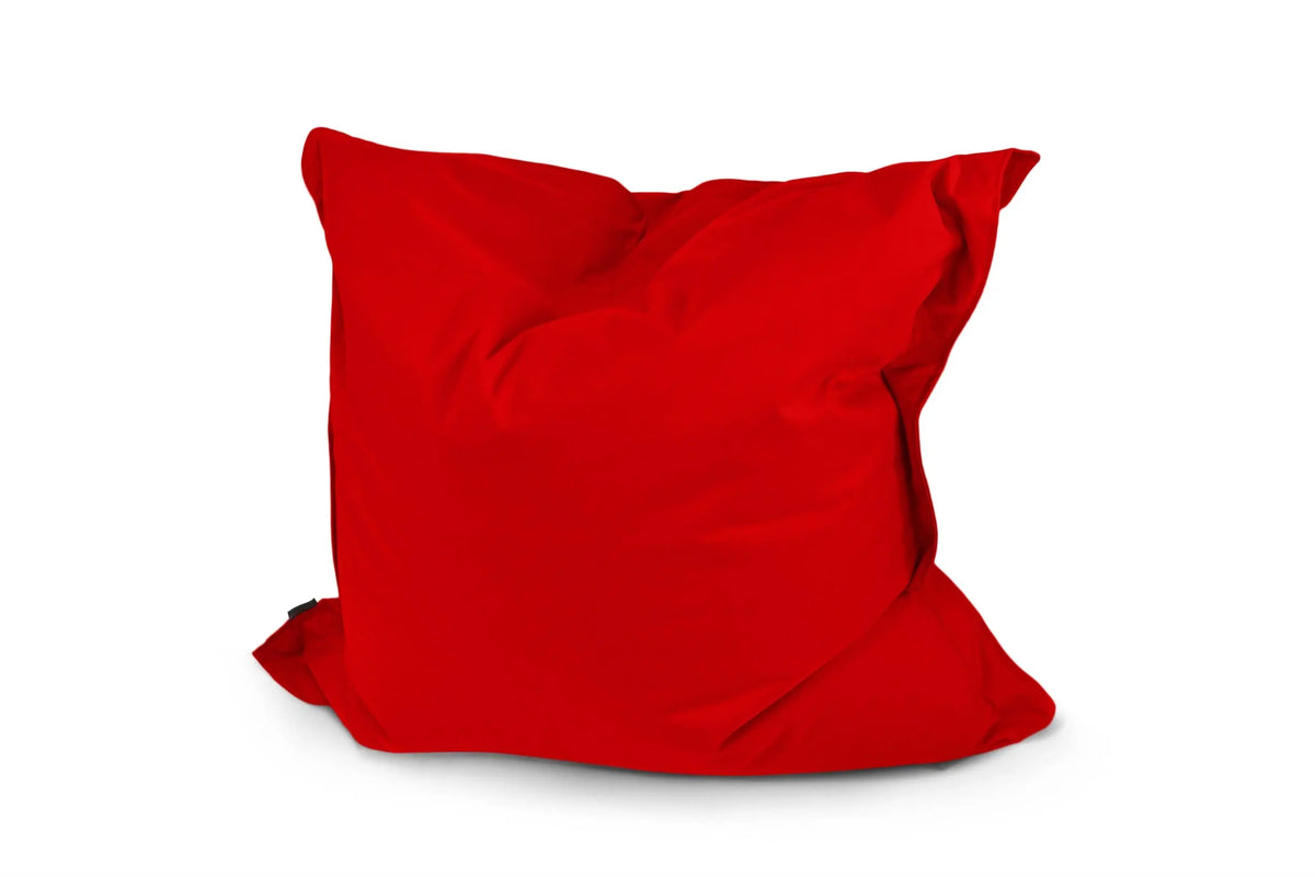 röd sittsäck golvkudde i en mjuk och inbjudande design, perfekt för avkoppling i hemmet.