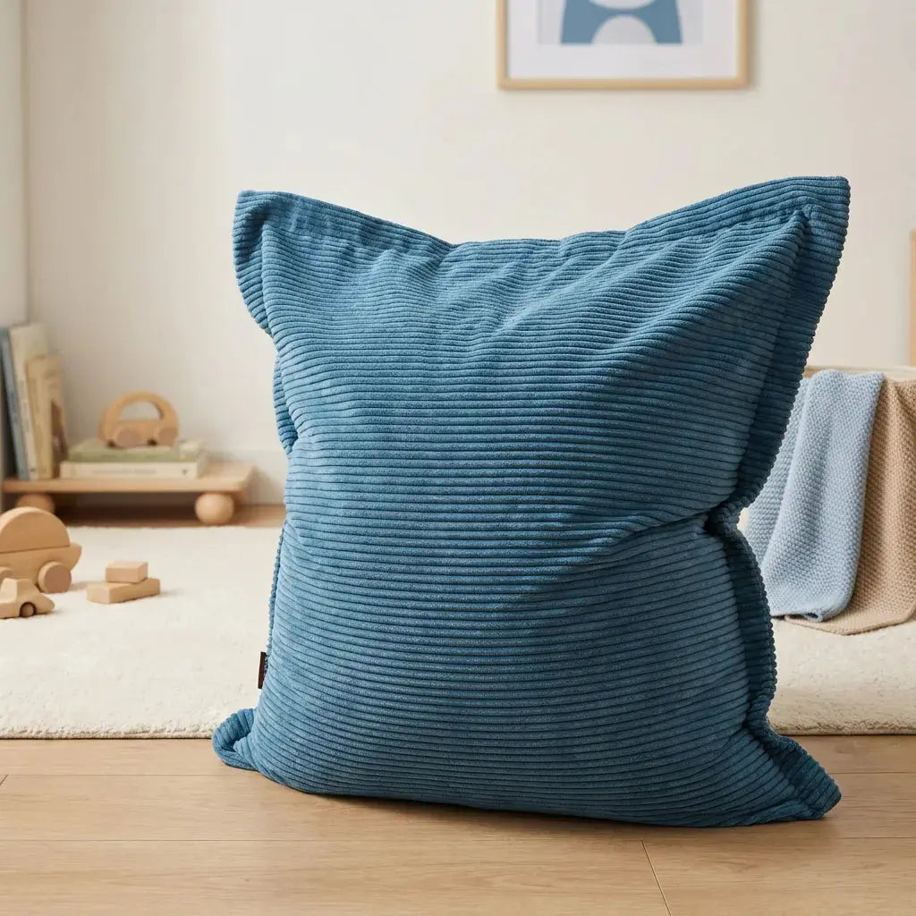 1me wave manchester sittkudde - saccosäck för barn OEKO-TEX ® Petrol-Bean bags-Slowdown