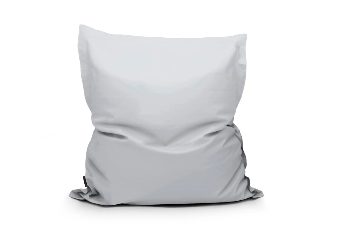 1me OX sittkudde & barnfåtölj white grey - mångsidig golvkudde för barnrum, perfekt för lek och avkoppling.