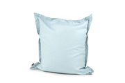1me Riviera aqua sittsäck golvkudde i blått tyg, perfekt för utomhusbruk och avkoppling.