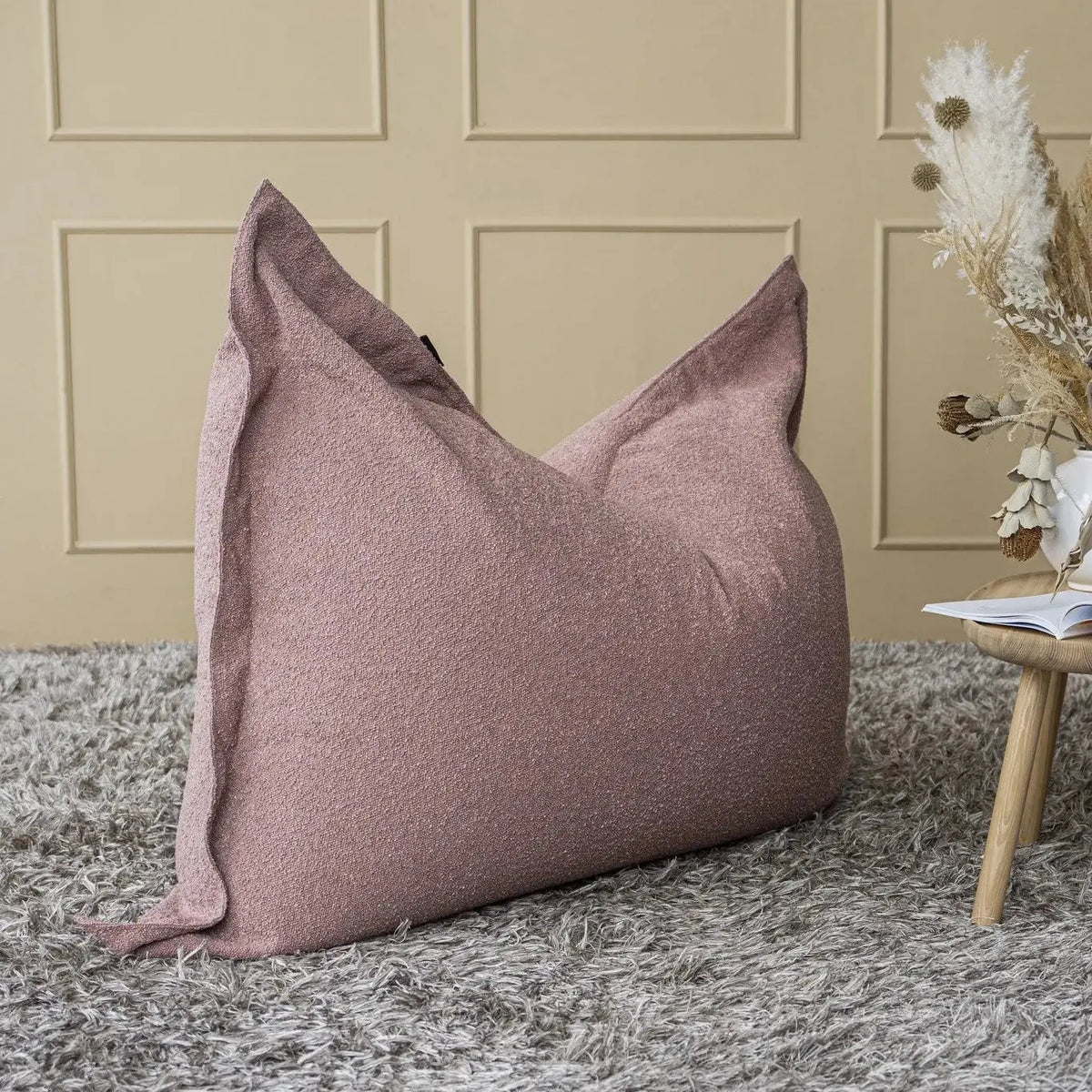 sittsäck 2me Madu Bouclé OEKO-TEX ® Dusty Rose-Sittsäck-Slowdown