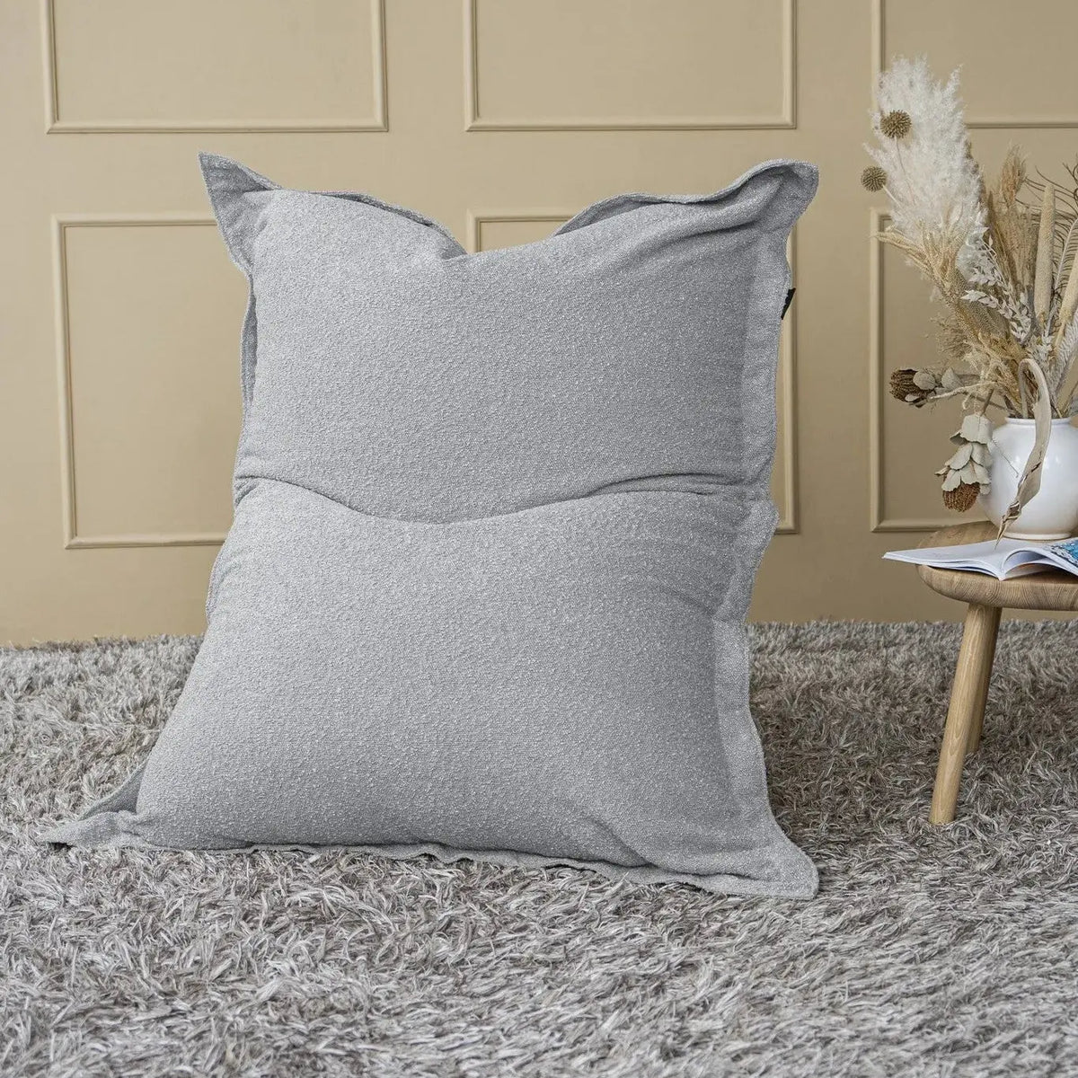 sittsäck 2me Madu Bouclé OEKO-TEX ® Light grey-Sittsäck-Slowdown