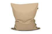 4me OX klassisk sittsäck beige, jättestor golvkudde för mysiga stunder, perfekt för avkoppling.