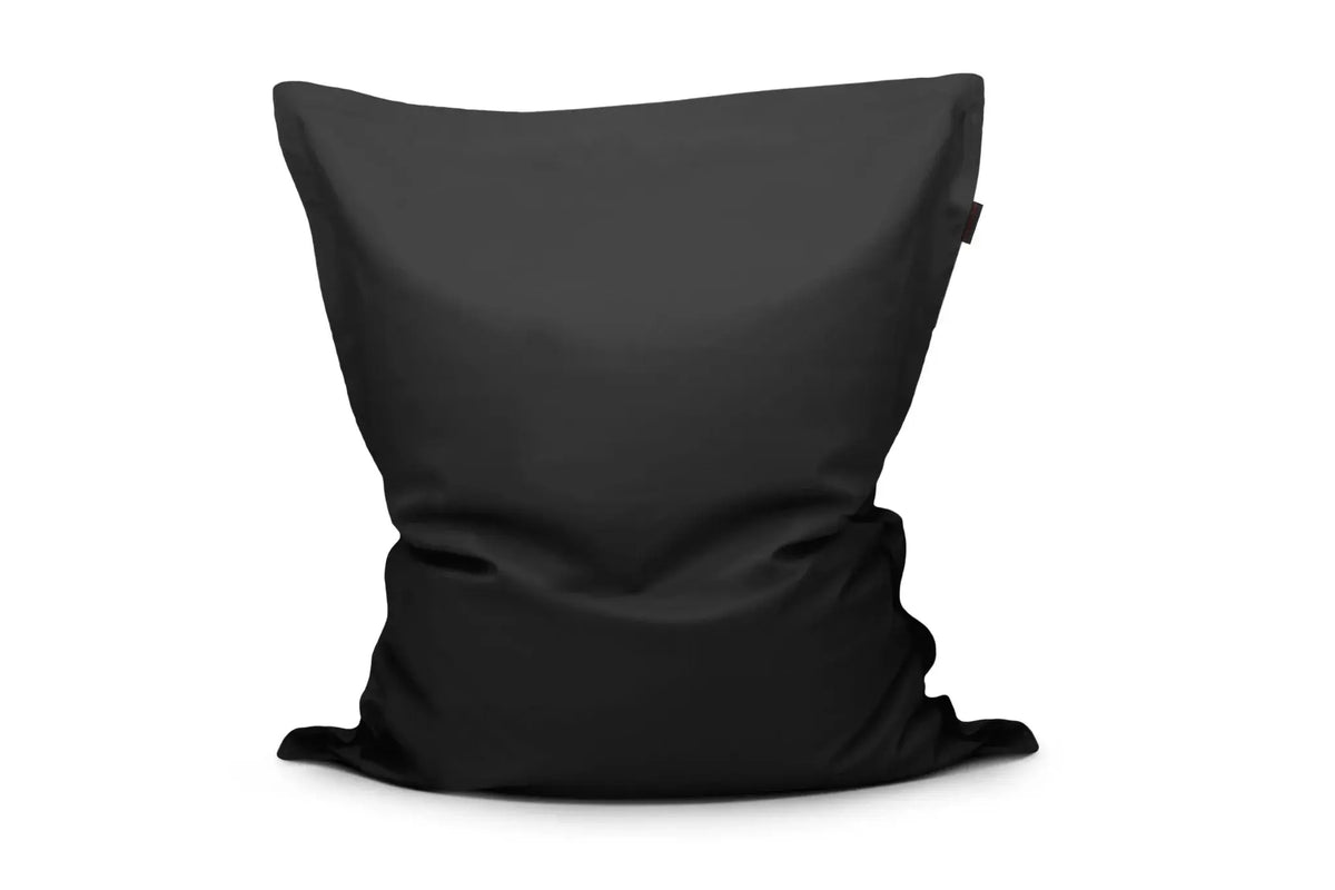 4me OX klassisk saccosäck för avkoppling i svart färg, perfekt för mysiga stunder.