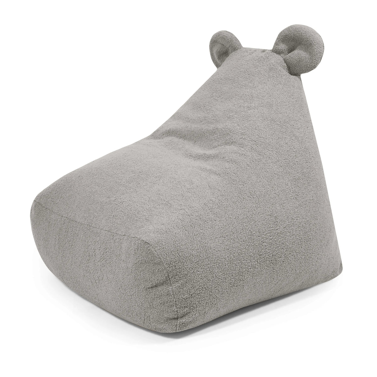Foam Bean bag Snug 80 Bear Teddy White Grey