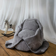 Sittsäck Cocoon 80 Waves White Grey SLOWDOWN