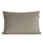 sammet dekorationskudde taupe 65x45 i elegant och mjuk design