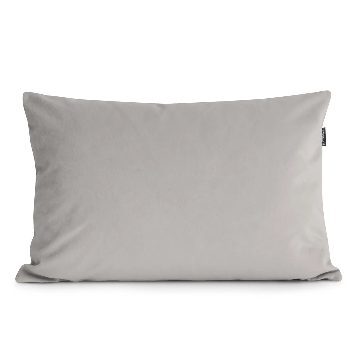 Dekorationskudde 65x45 Barcelona sammet White Grey-Bean bags-Slowdown