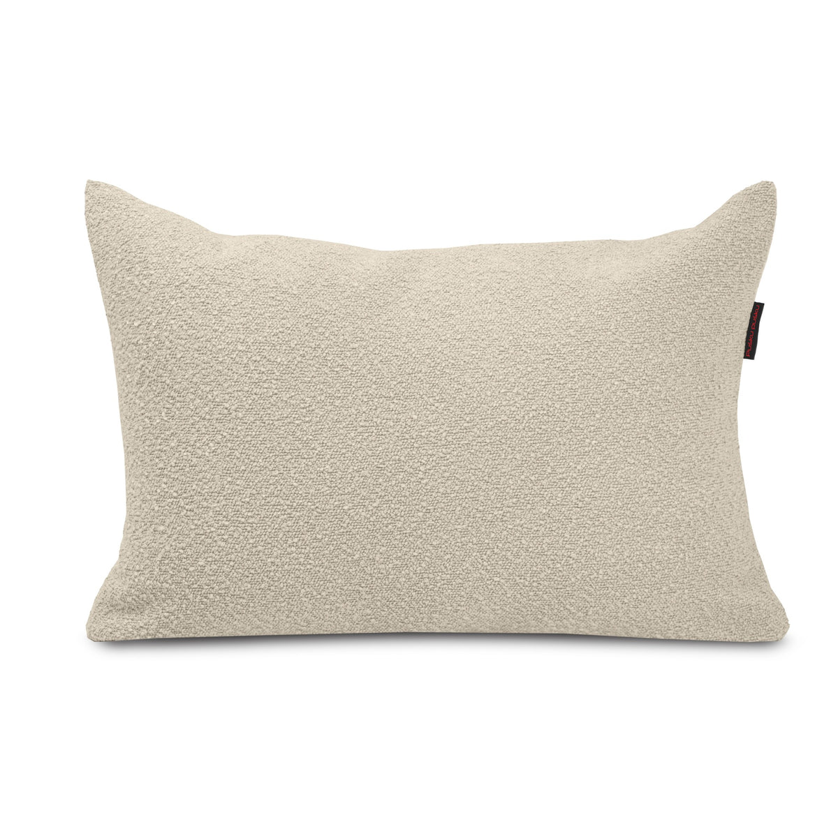 Dekorenkudde bouclé tyg cream, mjuk och stilren, 65x45 cm, perfekt för att förbättra inredningen.