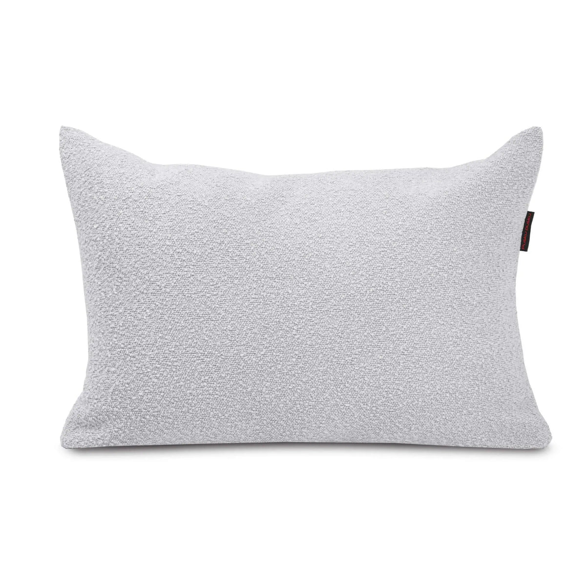 Dekoration kudde boucle tyg 65x45 cm i ljusgrått, perfekt för att förbättra din inredning med stil.