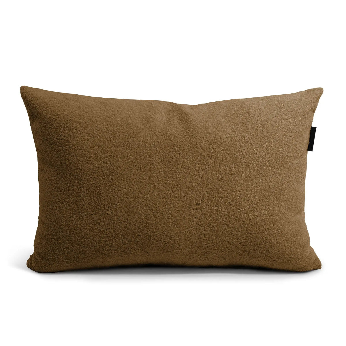 Dekorationskudde teddy 65x45cm Camel i mjukt teddy tyg för komfort och stil.