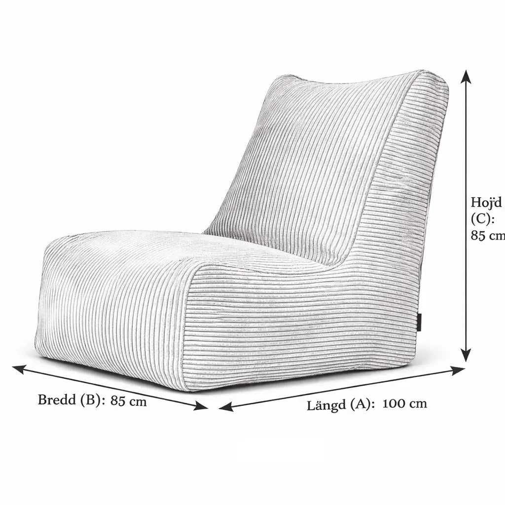 Sittsäck Fåtölj Seat Outside Brown SLOWDOWN