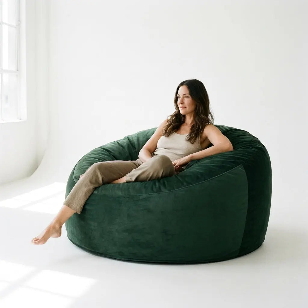 Fåtölj Sittsäck Om 135 Barcelona Green