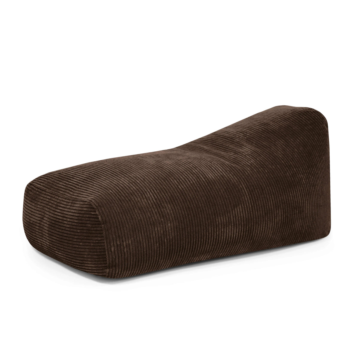 Foam Bean bag Snug Long 130 Waves Chocolate