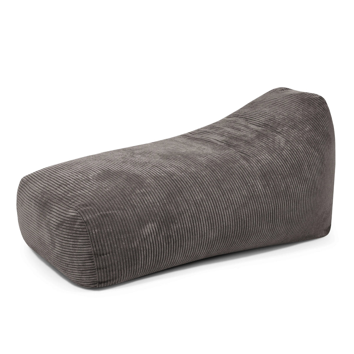 Foam Bean bag Snug Long 140 Waves Dark Grey