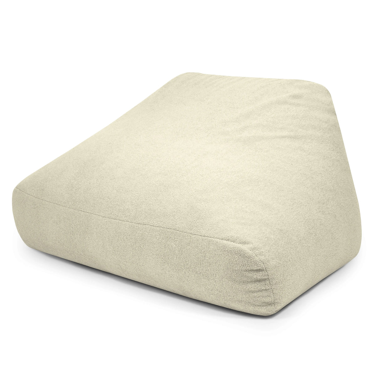 Foam Bean Bag Sofa Snug Teddy Cream