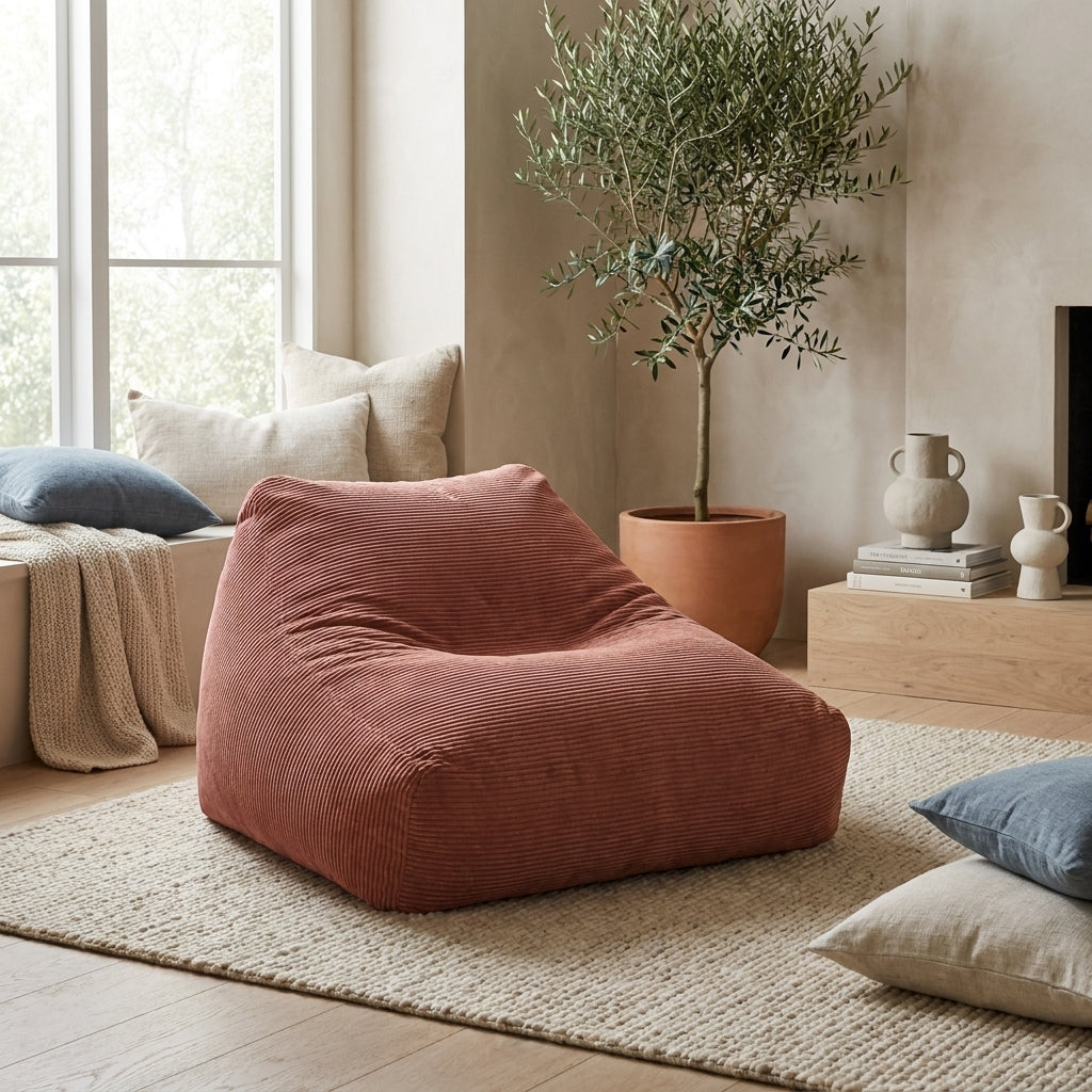 Fåtölj Sittsäck Soffa Snug Waves Coral