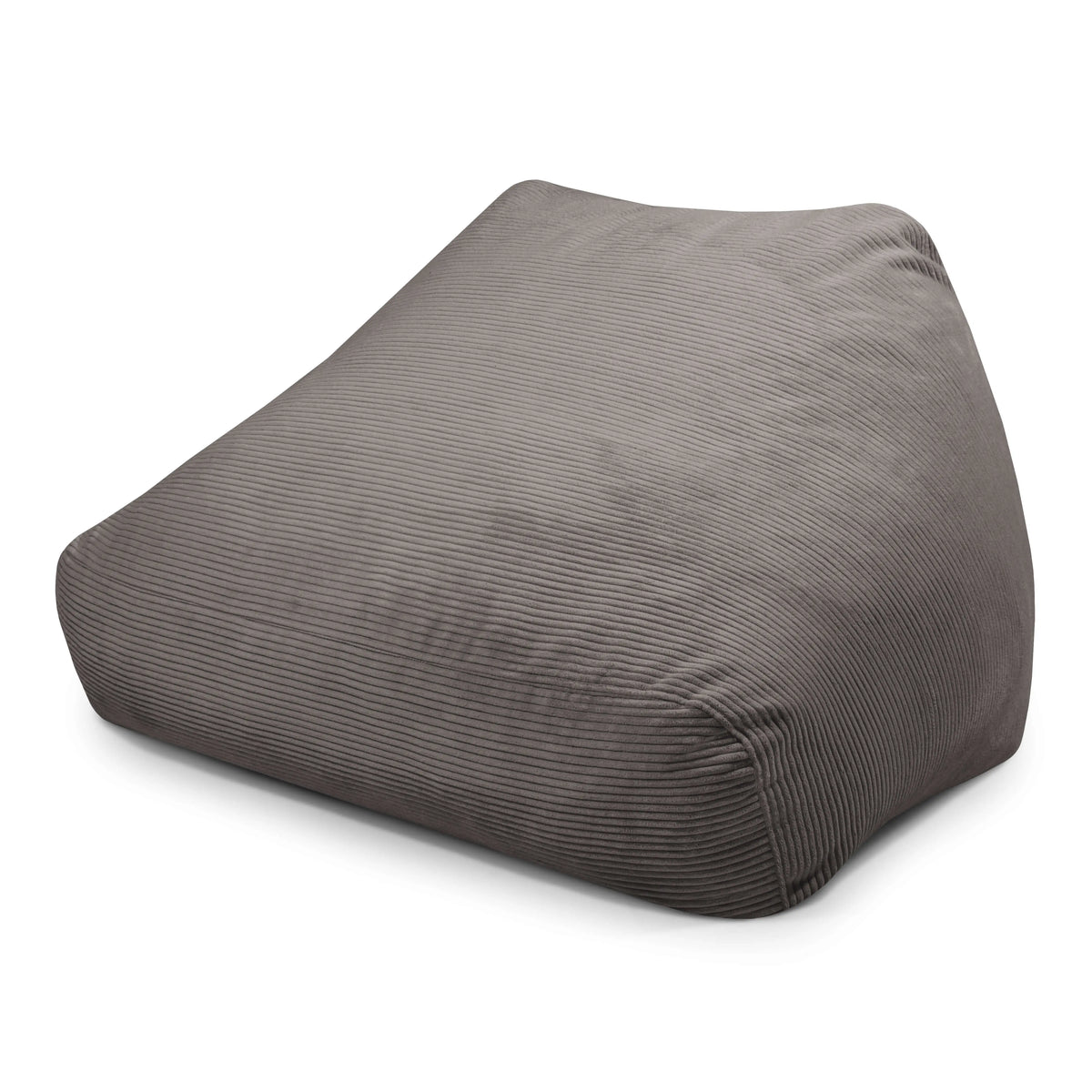 Foam Bean Bag Sofa Snug Waves Dark Grey