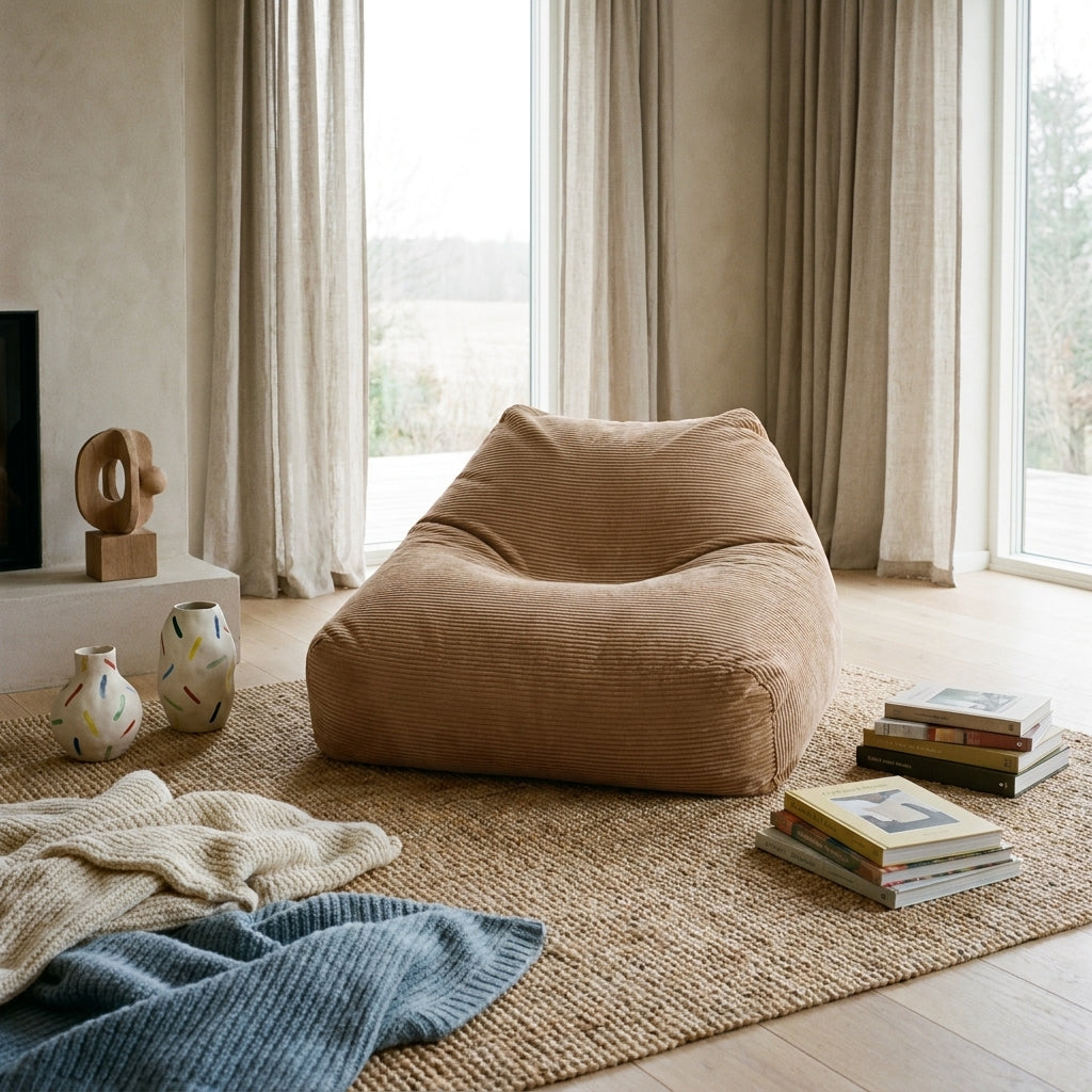 Fåtölj Sittsäck Soffa Snug Waves Sand
