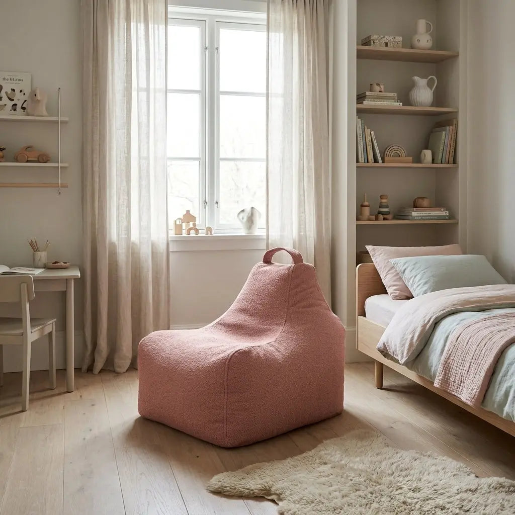 Fåtölj barn - Barnsittsäck Rosa Game Madu Dusty Rose