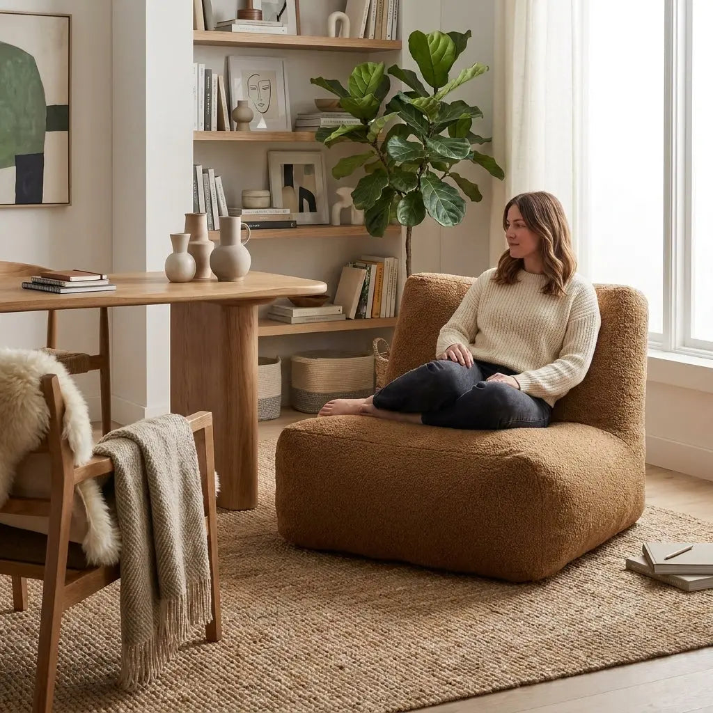 Sittsäck Tube 100 Teddy Camel SLOWDOWN
