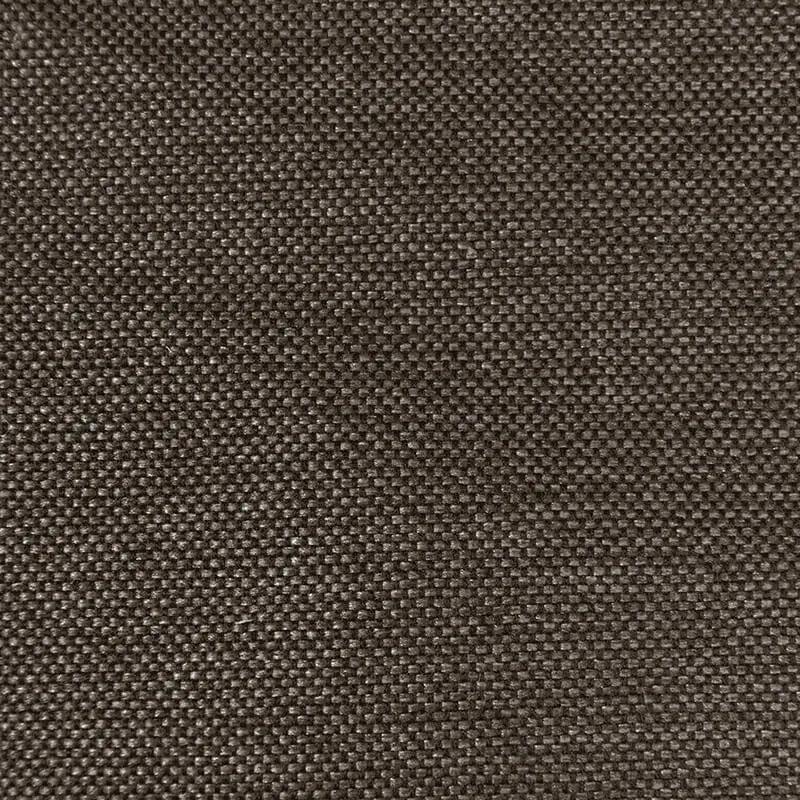 Närbild på tyget till Lounge 100 sittsäcksfåtölj i mörk kanel, med en tydlig vävd textur.