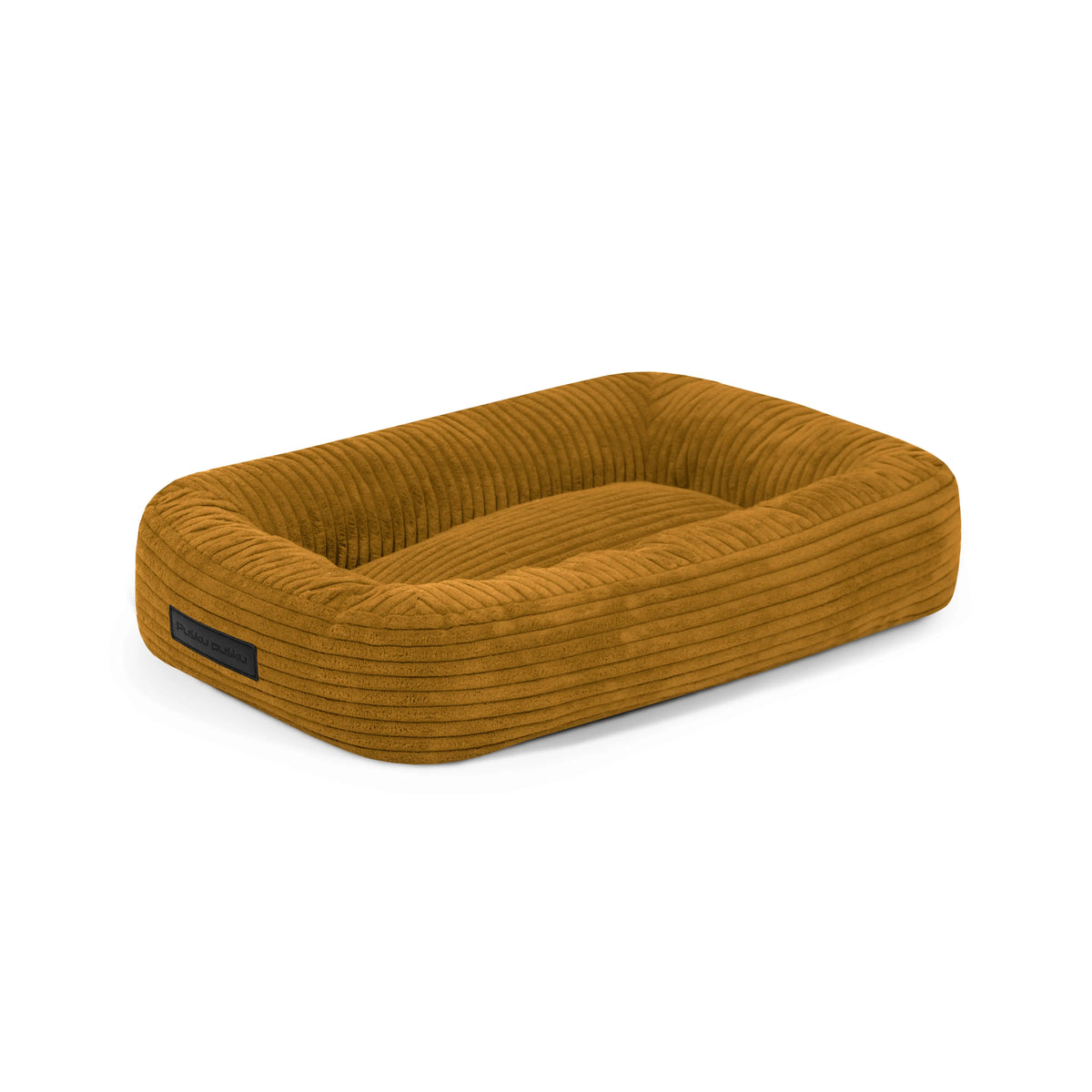 Dog Bed 55 Waves Mustard