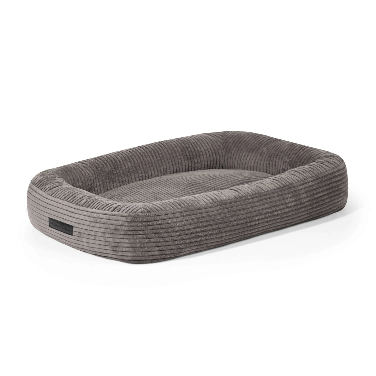 Dog Bed 75 Waves Dark Grey