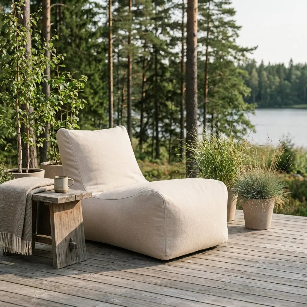 Sittsäck Lounge Riviera Beige SLOWDOWN