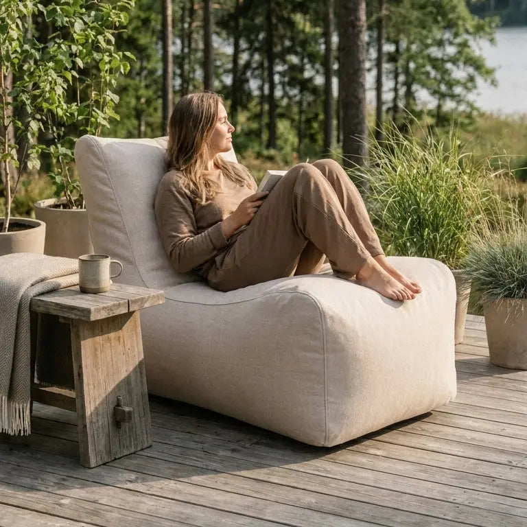 Sittsäck Lounge Riviera Beige SLOWDOWN