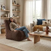 Sittsäck Fåtölj Seat Waves Chocolate SLOWDOWN