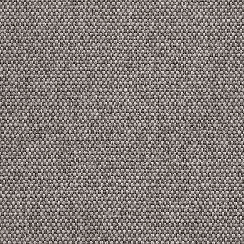 Närbild av Nordic Concrete tyg, en gråmelerad, grovvävd textil för Lounge 100 sittsäck fåtölj.