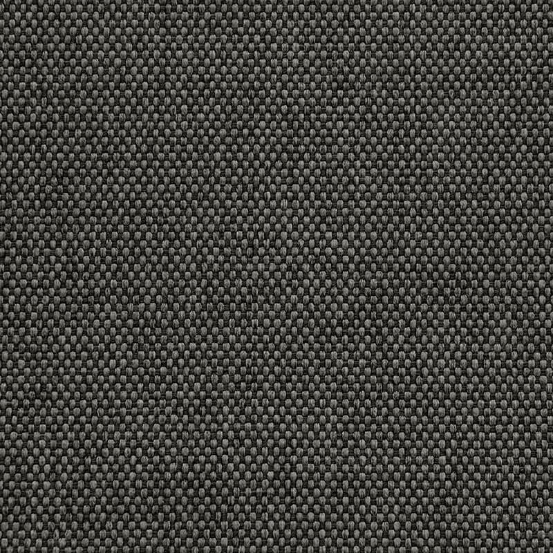 Närbild av tyget på Sittsäck Lounge 100 fåtölj i Nordic Grey, med synlig vävd struktur.