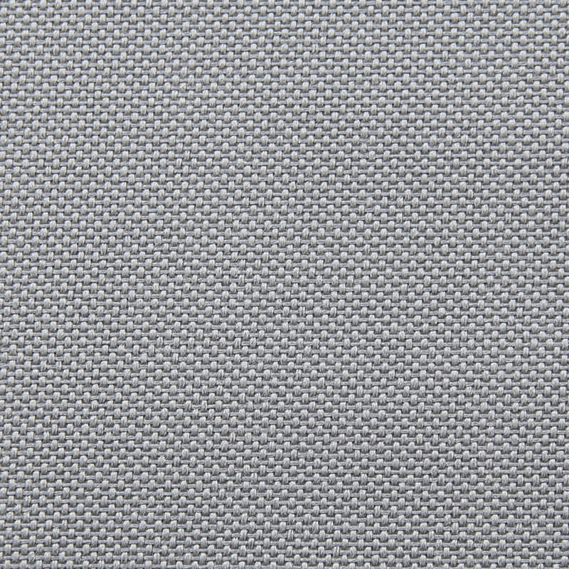 Närbild på grått, vävt tyg för Sittsäck Lounge 100 OX Grey fåtölj.