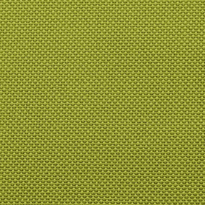 Närbild av limegrön sittsäcksfåtölj i grovt vävt tyg, Lounge 100 OX Lime.