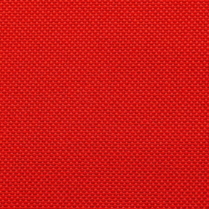Närbild på röd, grovvävd tygtextur för Sittsäck Lounge 100 OX Red fåtölj.