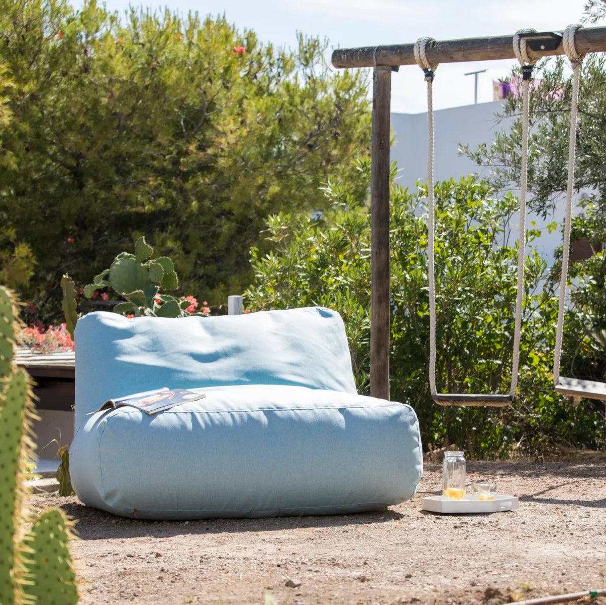 Sittsäck Soffa Tube Riviera Aquamarine SLOWDOWN