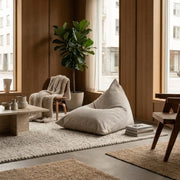Sittsäck Razz Waves White Grey SLOWDOWN