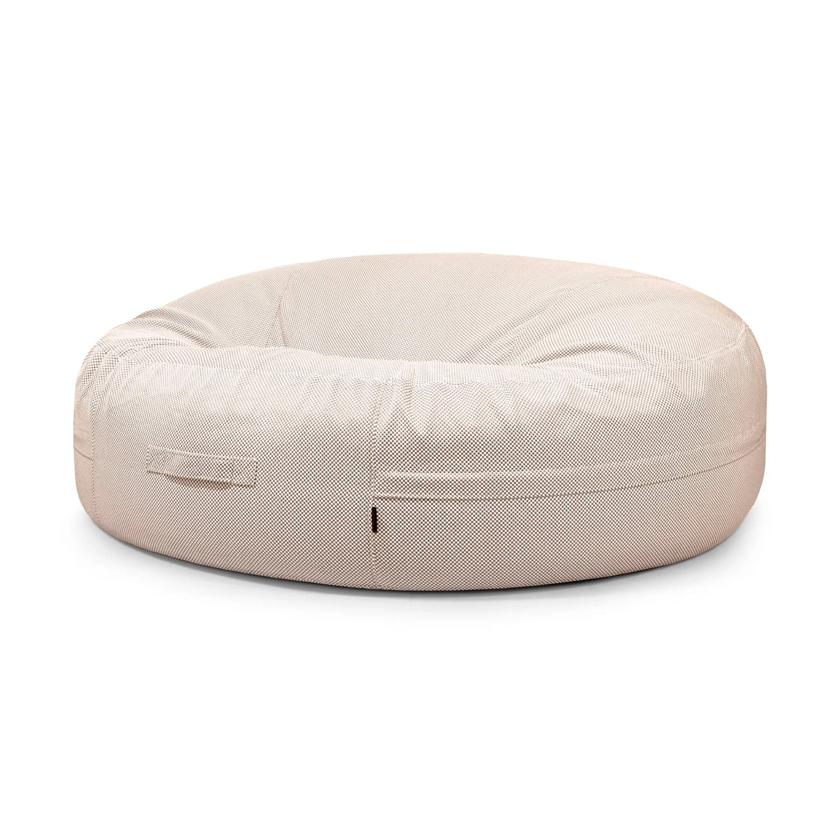 jättesaccosäck Capri beige, rund och bekväm sittsäck i beige färg, idealisk för hela familjen.