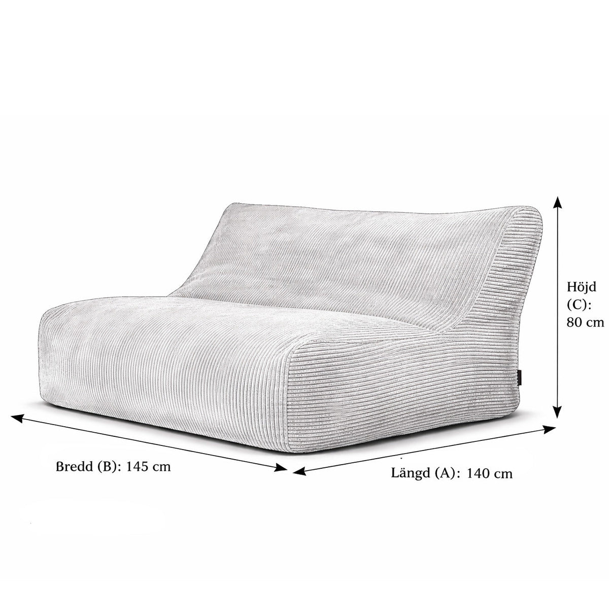Sittsäck Soffa Lounge Riviera Aquamarine SLOWDOWN