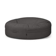 utomhus sittsäck Roll 190 i mörkgrå färg, stor och bekväm formad som en stor munk.
